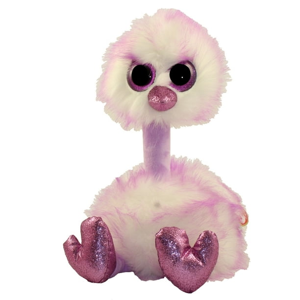 purple ostrich beanie boo