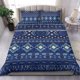 thumbnail image 5 of Juego de cama estampado azul marino LT10, 5 of 6