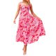 thumbnail image 4 of VISgogo - Vestido sin mangas para mujer, color sólido/estampado, busto fruncido, escote cuadrado, espalda abierta VISgogo  moda, 4 of 7