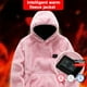 thumbnail image 2 of Nuevo Suéter Calentado Lana Coral Ropa Algodón Calentada Carga USB Chaqueta Cálida Temperatura Ropa Calefactora (rosa M), 2 of 9