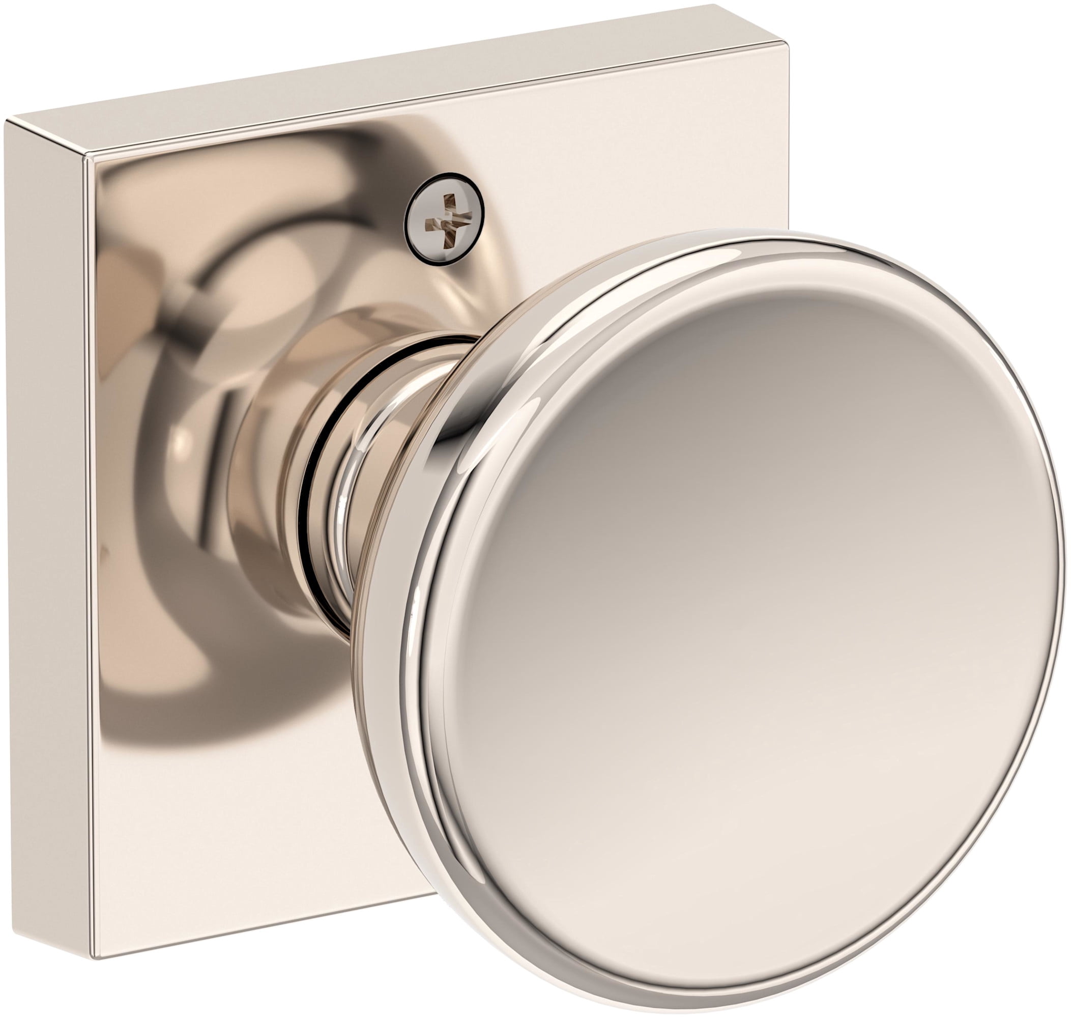 Baldwin FDSOLCSR190 Solvang Non-Turning Two-Sided Dummy Door Knob Set - Black