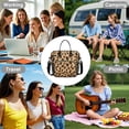 thumbnail image 7 of Beige and Black Leopard Pattern Womens Lunch Box for Work,Insulated Large Lunch Bag for Tween and Teen,Loncheras Para Mujer,Leakproof Adult Lunch Bag for Work,Beach,Travel,Picnic,Camping, 7 of 7