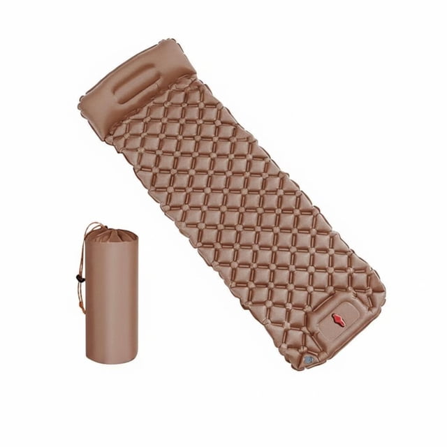 Abbraccia Colchón inflable para camping, cama de aire portátil, esterilla gruesa, resistente a la humedad, con bomba integrada