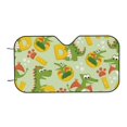 thumbnail image 4 of Uemuo Cartoon Dinosaurs Pattern Accordion Car Windshield Sun Shade, Foldable Reflective Sun Visor for Car, Reflector Windshield Sunshade-, 4 of 7