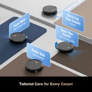 Ecovacs Deebot X8 Pro Omni روبوت المكنسة الكهربائية والممسحة، 18000 باسكال، Ozmo Roller مسح ذاتي الغسيل الفوري