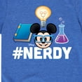 thumbnail image 3 of Disney Emoji - Nerdy Mickey - Toddler And Youth Short Sleeve Graphic T-Shirt, 3 of 5