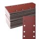 thumbnail image 1 of Paquete de 30 hojas de lija de 93 x 185 mm - Papel de lija cuadrado con gancho y bucle de 8 orificios - Grano 100 - Ideal para lijar, pulir y eliminar óxido - Adecuado para, 1 of 5