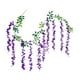 thumbnail image 2 of Artificial Wisteria Flowers Fake Vines Decorative Flowers Twisted Ceiling Decorations Plastic Flower Vines, 2 of 5
