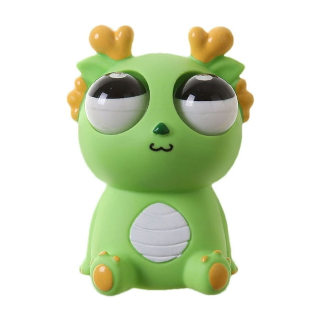 Green Pop Eye Dragon Stress Relief Toy Slow Rising Squeeze Decompression Artifact Animal Shape Soft Material For Hand Exercise Anxiety Relief Green