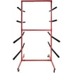 Yeeoy Mobile Heavy Duty Double-Sided Bumper Storage Rack With Wheels - Holds 8 Bumpers