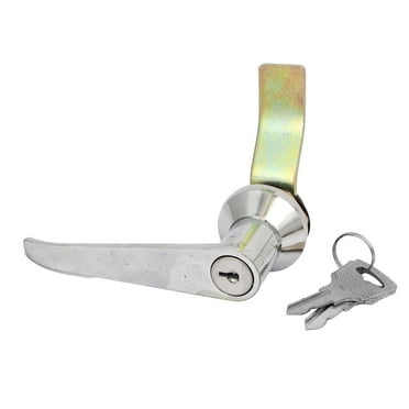 Unique Bargains Mailbox Furniture Metal Keyed Security Handle Latch Cam Lock Locker w 2 Keys