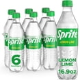 thumbnail image 3 of (2 pack) Sprite Lemon-Lime Caffeine Free Soda Pop Bottles, 16.9 fl oz, 6 Pack, 3 of 17