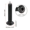 thumbnail image 2 of M5x25mm Hex Socket Bolts Carbon Steel Blackening 50 Pack, 2 of 5