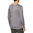 thumbnail image 4 of Wink Layers Women's Long Sleeve Silky Tee, Pewter, 2X Womens, 4 of 5