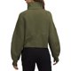 thumbnail image 5 of Sudaderas de Invierno para Mujer Jersey Corto con Media Cremallera Cuello Embudo Forro Polar con Cremallera Tops de Manga Larga con Orificio para el Pulgar, Verde, 5 of 6