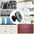thumbnail image 5 of 4 Pcs Cabinet Handle Drawer Pulls Bee Knobs with Screws Square Furniture Office Cabinet Knob Decoration, 5 of 7