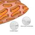 thumbnail image 3 of Fotbe Cartoon Hot Dog Funda de Almohada Decorativa Estilo Occidental, Lujo en Algodón, Fundas para Almohadas King, Cojín Estampado para Decoración del Hogar-20"x30", 3 of 6