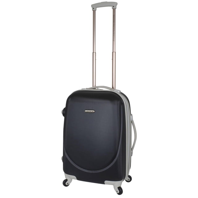 Travelers Club 20" Expandable Spinner Rolling Carryon Black