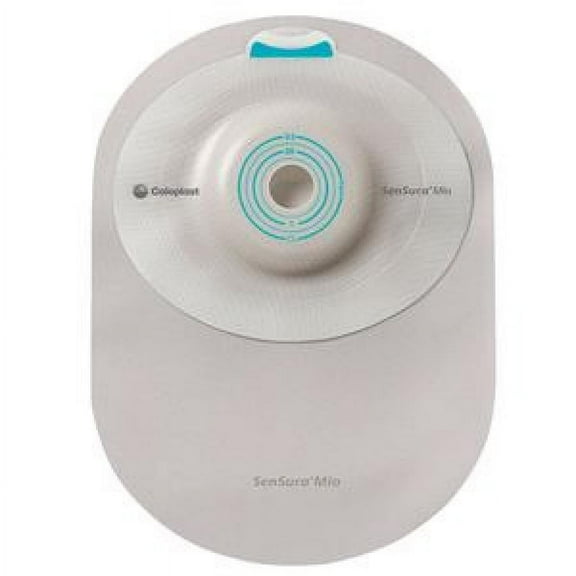 SenSura Mio Convex Ostomy Pouch, One-Piece System, 8.25 Inch Length, Maxi, 1 Inch Stoma, Closed End, Soft Convex, Pre-Cut, Opaque, 10 Count