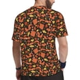 thumbnail image 2 of Wukai Forest Squirrel Print Men's Short-Sleeved Mesh T-Shirt,Quick-Dry Short Sleeve Workout T-Shirt-Medium, 2 of 8