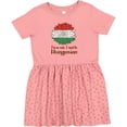 thumbnail image 3 of Inktastic I'm So Cute, I Must Be Hungarian Hungary Sunflower Girls Toddler Dress, 3 of 5