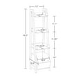 thumbnail image 3 of RiverRidge Home® Amery 4-Tier 13in Ladder Shelf with Open Storage Organizer - White, 3 of 6