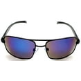 thumbnail image 2 of Unisex Polarized Navigator Pilot Military Sunglasses - Harrison Ford Style - Silver, 2 of 6