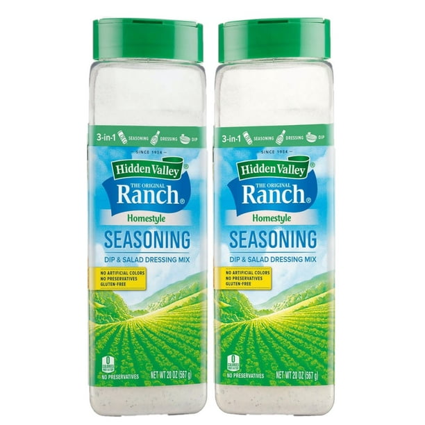 2 Pack Hidden Valley Ranch Homestyle Seasoning, Dip and Salad