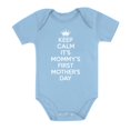 thumbnail image 1 of Tstars Boys Unisex Best Gift for Mother's Day Shirts Keep Calm its Mommys First Mothers Day Baby Toddler Cool Cute Gift for Mom Shirts for Baby Boy Mothers Day Gift Baby Shower Baby Bodysuit, 1 of 8