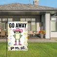 thumbnail image 3 of Jbralid Go Away Frog In Cowboy Hat Garden Flag For Spring Summer Home Outdoor Garden Yard Door Decor 12x18 inch, 3 of 5