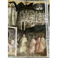 thumbnail image 2 of De Menabuoi, Giusto 11x14 Gold Ornate Wood Framed with Double Matting Museum Art Print Titled - Lots Wife Leaves Sodom From Tambour: Scenes From The Old Testament, 2 of 4