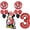 3rd, variant on MINNIE MOUSE Bow Red Polka Dots Hearts (11) Party Mylar & Latex BALLOONS Set