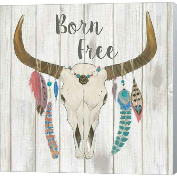 Great Art Now Bohemian Rising I no Border Born Free by Emily Adams Canvas Wall Art
