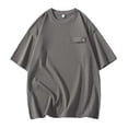thumbnail image 1 of Birdeem T-Shirt de Sport Entraînement Physique pour Hommes, Design Personnalité Couleur Unie, Manches Courtes, Col Rond, 1 of 10