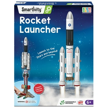 Smartivity Rocket Launcher Kit for Kids 6-14 Years Old | Build Your Own Rocket and Launcher | Birthday Gifts for Boys & Girls | DIY STEM Science Toy for Kids 6,7,8,9,10,11,12,13,14 Years