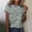 A03, variant on Women's Printed Summer Blouse Casual Short Sleeve Top Under 10