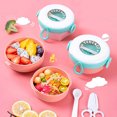 thumbnail image 4 of YAOMOBB Boîte de Rangement Alimentaire Étanche Boîte à Lunch pour Enfants Fermeture à Boucle avec Poignée Contenant Bento pour Aliments, 4 of 6