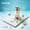 Light Gray, variant on Srugzu Pet Cooling Mat for Small Dog Cat, 20*16in Breathable Summer Washable Cold Pet Blanket, Soft Durable Self Cooling Dog Mat for Hot Weather, Beige