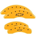 thumbnail image 2 of MGP 4 Caliper Covers Engraved Front & Rear Bowtie Yellow finish black ch Fits select: 2012-2015 CHEVROLET CAMARO ZL1, 2 of 6