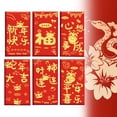 thumbnail image 2 of Back to School Essentials 6pcs Red Envelopes Chinese New Year Envelopes For 2025 New Year 6 Designs Cute, 2 of 9
