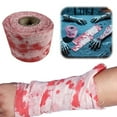 thumbnail image 2 of SgJHXb Halloween Decorative Bandages And Warning Lines A Creepy Choice To Help You Create The Halloween Party Scene, 2 of 4