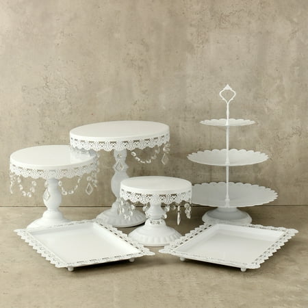 Halloween Cupcake Holders Crystal Metal Cake Holder Cupcake Stand and Towers Dessert Display Stand for Birthday Wedding Parties ()