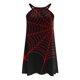 thumbnail image 4 of Vestido informal sin mangas con tirantes para mujer, cuello en V, verano, estampado de Halloween, fiesta Fridja  hj6123, 4 of 5