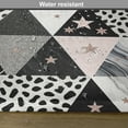 thumbnail image 5 of Ambesonne Pink Place Mats Set of 4, Fashion Design Starry Triangle, Standard Size, Dimgray Pale Taupe Rose, 5 of 5