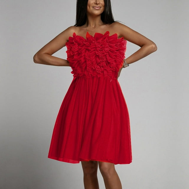 EGNMCR Robes de Soirée pour Femmes, Robes Formelles pour Femmes, Robes de Cocktail pour Femmes Robe Sans Manches à Col Rond Mode Femmes Robe Unie Sans Manches Robe Dos Nu Sans Bretelles Robe pour Femmes