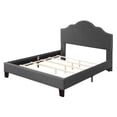 thumbnail image 5 of Artum Hill Victoria Charcoal Gray 75.2" Cal King Upholstered Bed, 5 of 9