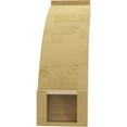 thumbnail image 4 of Ekena Millwork 5"W x 14"D x 14"H Lafayette Rough Cedar Woodgrain TimberThane Knee Brace, Primed, 4 of 6