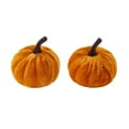 thumbnail image 3 of Halloween Artificial Pumpkins Fake Velvet Pumpkins Table Centerpiece, 3 of 6
