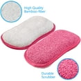 thumbnail image 2 of 10 Pack Kitchen Dish Sponges Scrubber Non-Scratch Multi-Purpose Dishcloths, Sponge Along with Heavy Duty Scouring Power - Effortless Cleaning of Dishes, Pots and Pans, 2 of 12