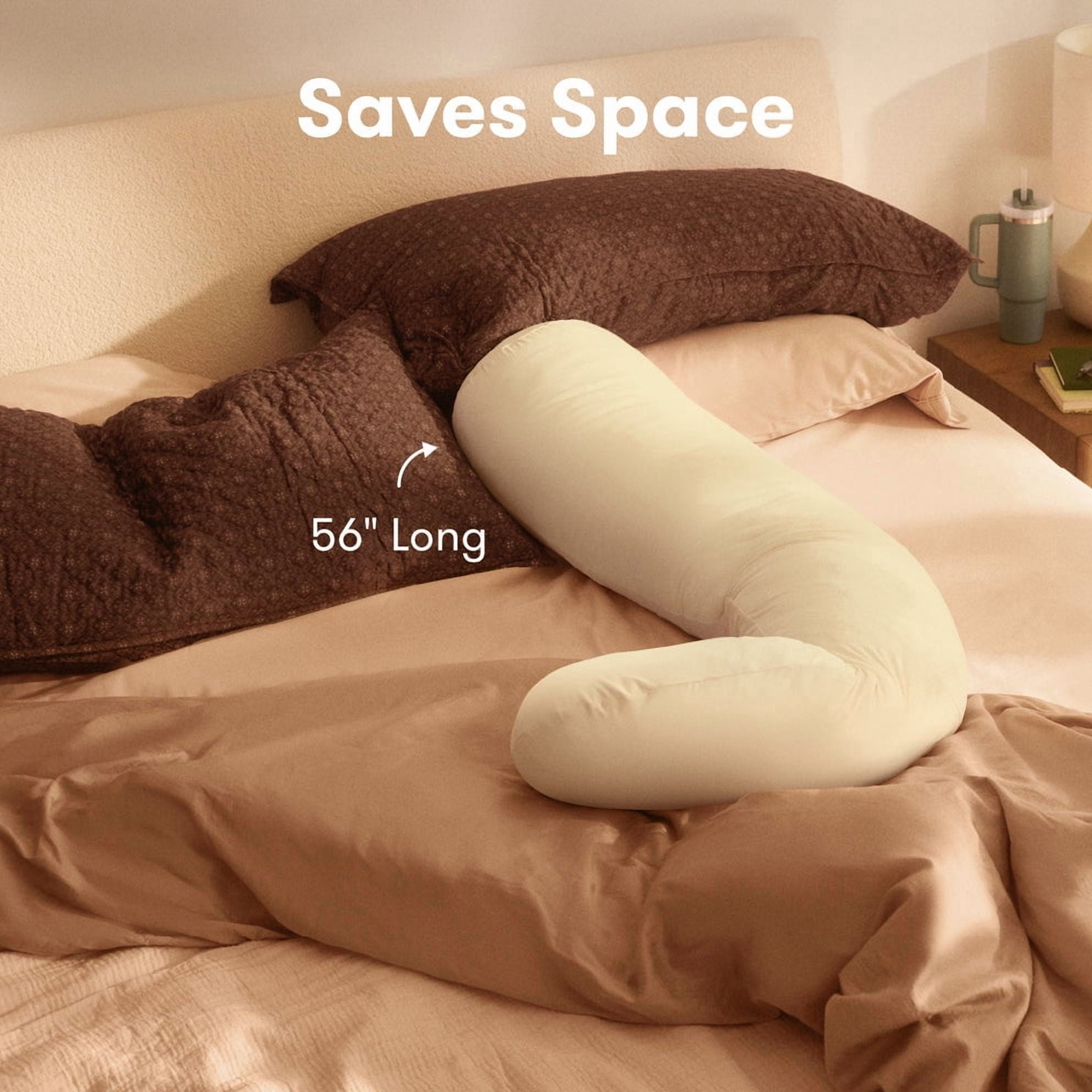Frida Mom Compact Support 4-in-1 Pregnancy Pillow - Ivory